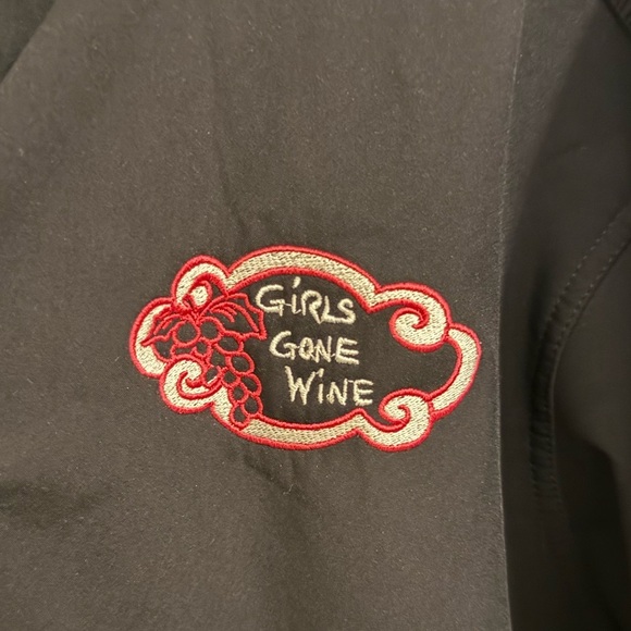 GIRLS GONE WINE Port Authority Black Jacket with Embroidered Logo - Picture 6 of 6